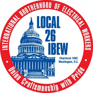 ibew 26 local union logo dash super community powersolutions llc washington fund dollars diabetes against power solutions